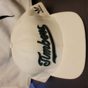 timber hat by adidas white